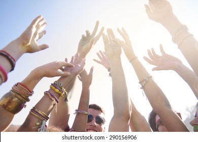 Summer music festival attracting a lot of people  - Powered by Shutterstock