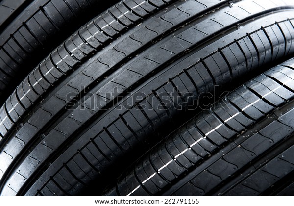 summer new car tire\
ready for season closeup