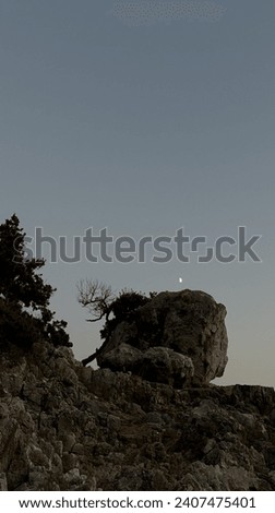 Similar – View from the Rock of Gibraltar across the sea