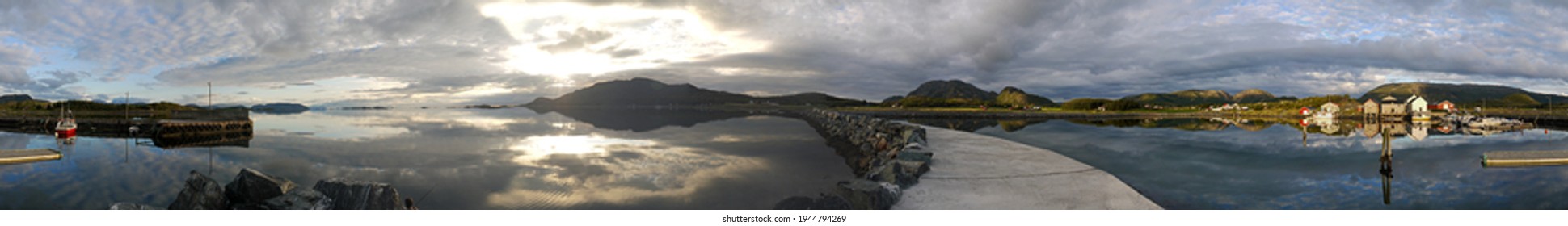 Summer On The Coast Of Helgeland In Norway