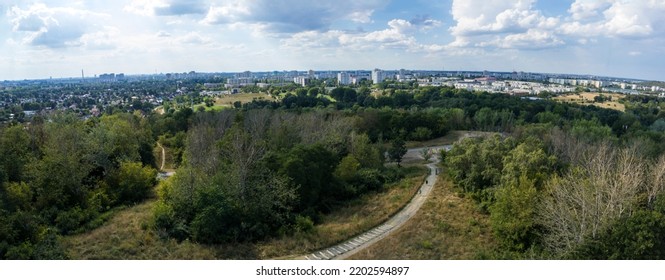 Summer Park In Berlin, Aerial View