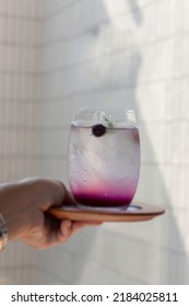 Summer Refreshment Raspberry Soda Drink, Stock Photo