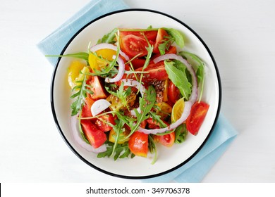 Summer Salad With Tomatoes, Food