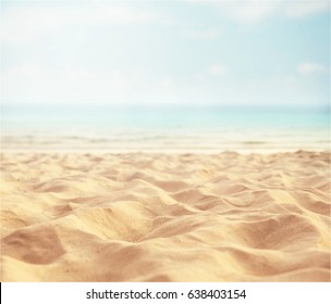 Summer Sand Beach Sea Background Stock Photo (edit Now) 604329230