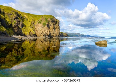 Summer Sea Cliffs, Sakhalin, Russia