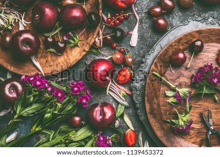 Similar – Sommer Beeren background