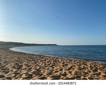 Summer in Simrishamn, Sweden. Beutiful sunnyday on the Beach