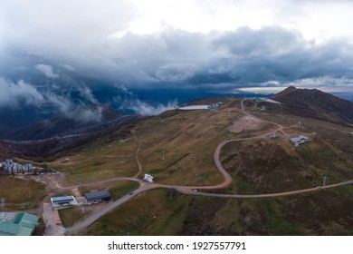 A Summer Snow Storm Hits Mt Buller And The Victorian Alps In Victoria, Australia