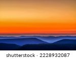 Summer Solstice Sunrise, Highland Scenic Highway a  National Scenic Byway, Monongahela National Forest, West Virginia, USA