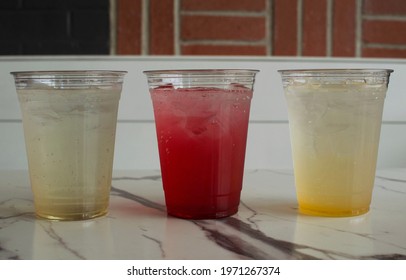 Summer Spritzer Drinks On Display