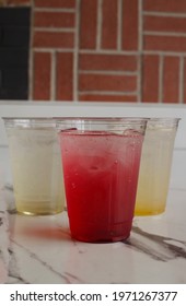 Summer Spritzer Drinks On Display