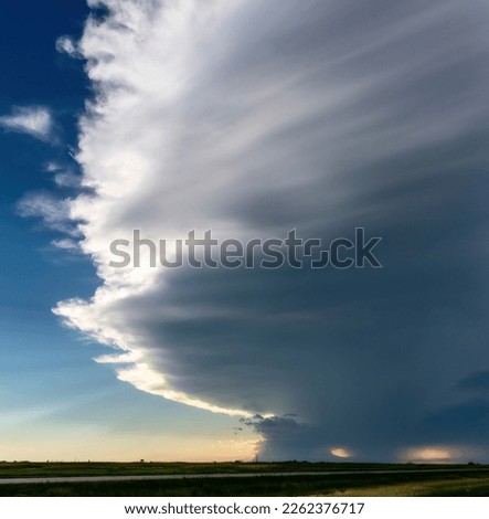 Summer Storms in the Canadian Prairies Dramatic Scenes