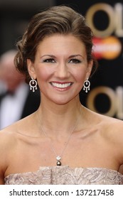 Summer Strallen Arriving For The Laurence Olivier Awards 2013 At The Royal Opera House, Covent Garden, London. 28/04/2013