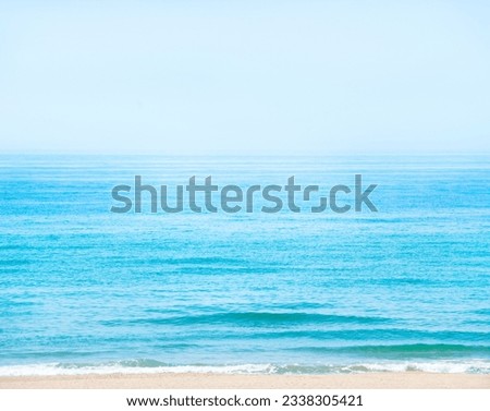 Summer style ocean wave sky views beach beautiful sand nature 