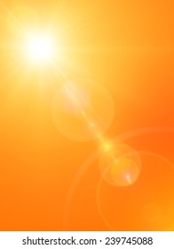 Summer Sun Background 