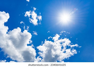 summer sun and blue sky - Powered by Shutterstock