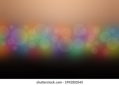 Summer Sun Blur Golden Hour Sky Sunset  Bokeh For Evening Night Party