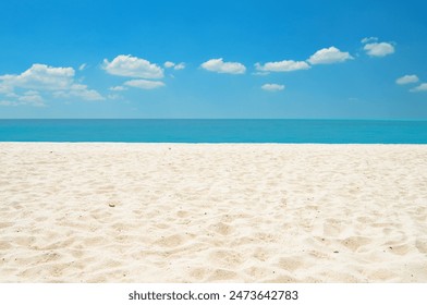 summer sunny sea beach with turquoise blue water   - Powered by Shutterstock