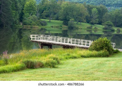 Summer Sunrise On Lackawanna State Park In Pennsylvania 
 
