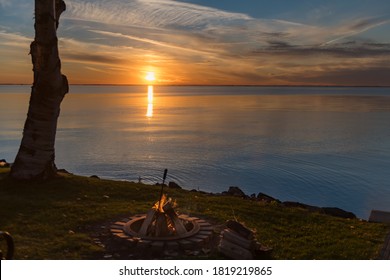 Summer Sunset In Door County, WI