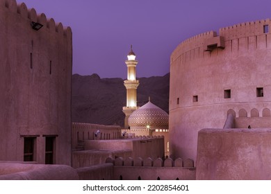 Summer Sunset On Nizwa Fort