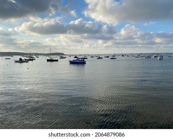 Summer Sunset At Sandbanks In Poole Harbour