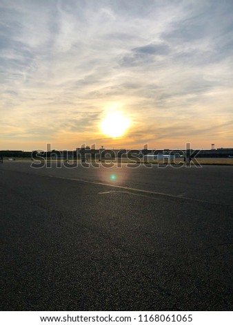 Similar – Image, Stock Photo Tempelhof Field Evening