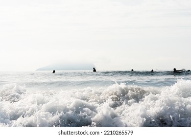 Summer Surfing At Taiwan Beach