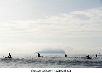 Summer Surfing At Taiwan Beach