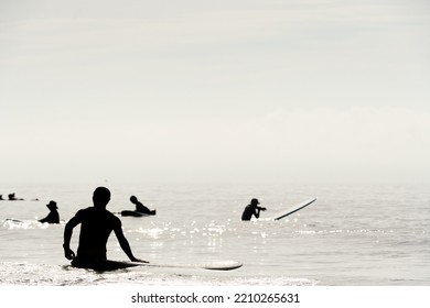 Summer Surfing At Taiwan Beach