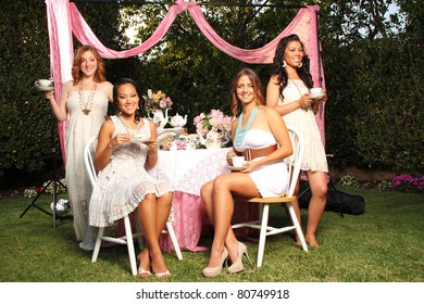 Summer Tea Party With Friends