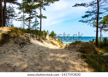 Similar – Image, Stock Photo wild Baltic coast in Poland