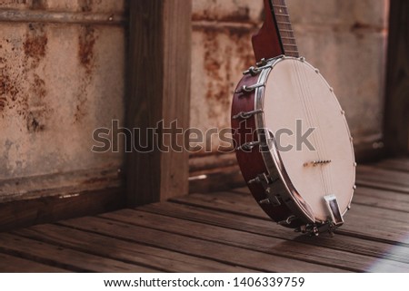 Summer time banjo practice on the front porch.