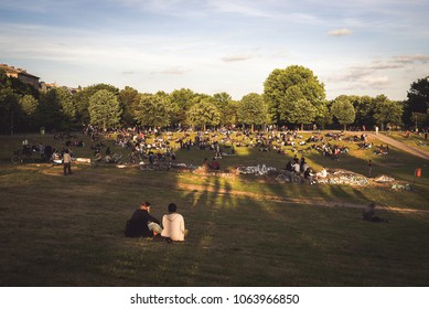 Summer Time In Berlin, In A Park 