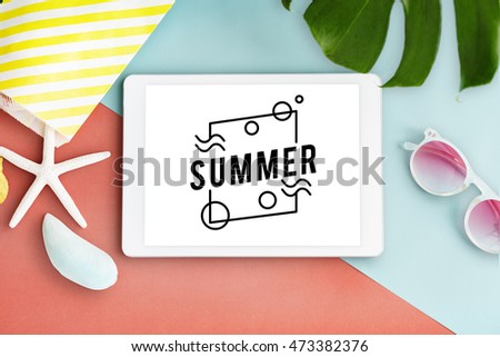 Summer Vacation Fun Concept