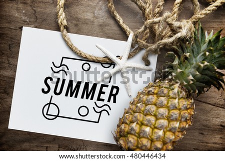 Summer Vacation Fun Concept