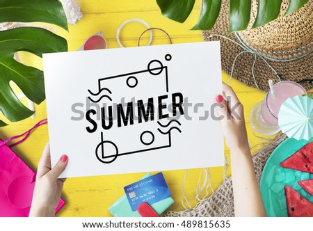 Summer Vacation Fun Concept