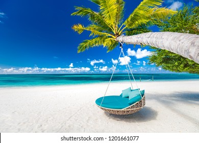 Tranquil Scenery Relaxing Beach Tropical Landscape Stock Photo (Edit ...