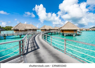 Summer Vacation Overwater Bungalow On Tropical Stock Photo 1396855343 ...