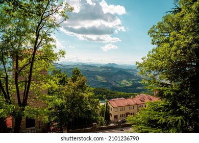 Summer View From Monte Titano, San Marino.