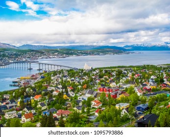 Summer View Of Tromso, Norway 