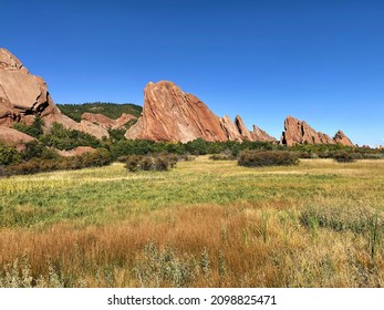 Summer Views Of Roxborough State Park In Douglas County, Colorado.