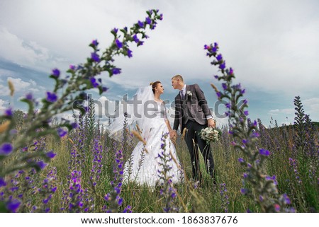 summer wedding walk in nature