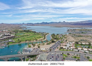 Summertime Lake Havasu Drone Photograph