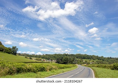 Summertime Scenery Around Mid Wales, UK.