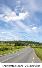 Summertime Scenery Around Mid Wales, UK.