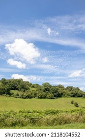 Summertime Scenery Around Mid Wales, UK.