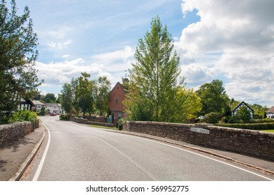 Summertime In The Village Of Pembridge, Herefordshire, England.