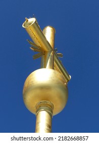 Summit Cross Of Zugspitze Mountain, Bavaria, Germany