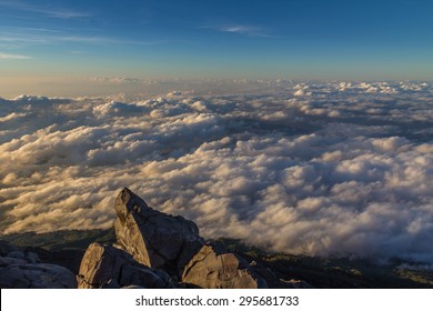 Summit Of Mount Agung In Bali Indonesia